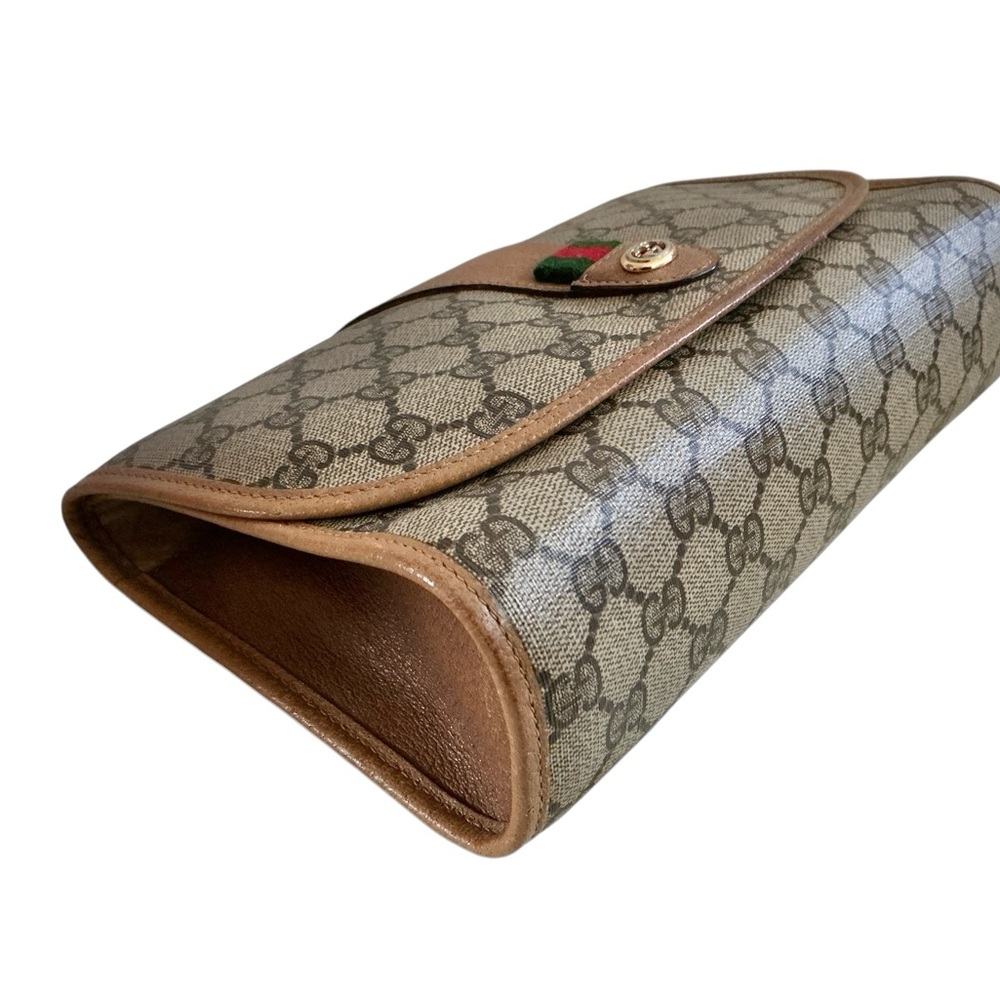 Vintage Gucci Supreme Brown GG Monogram Clutch - Picture 7 of 14